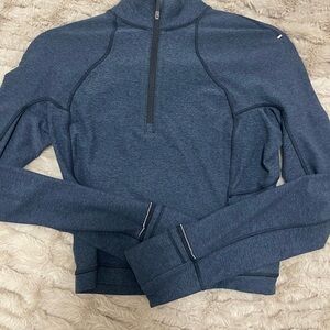 Lululemon It's Rulu Cropped Half Zip